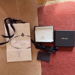 Authentic Prada bag and box